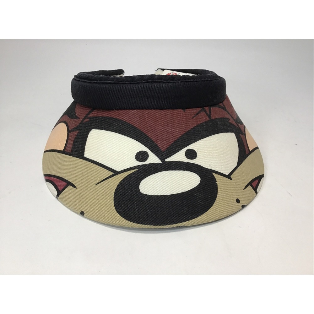 Vintage Tasmanian Devil Sun Visor Hat Cap Adult Taz Looney Tunes 1997